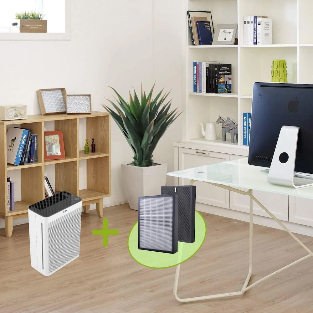 Hepa Air Purifier with True HEPA Filter and Activated Carbon Filter, Portable Home Air Cleaner Australia