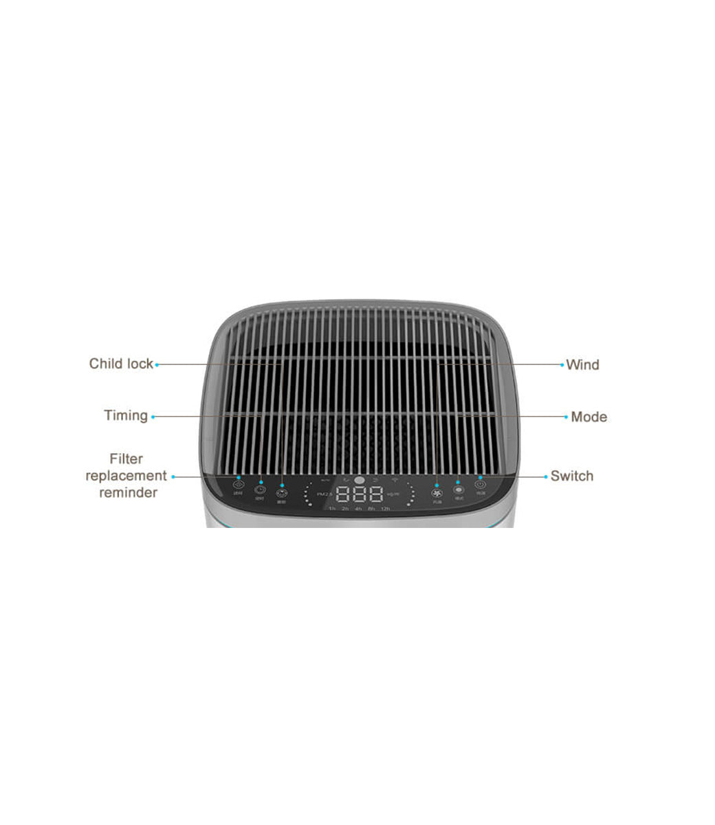 Air Purifier HEPA Filter WiFi Control